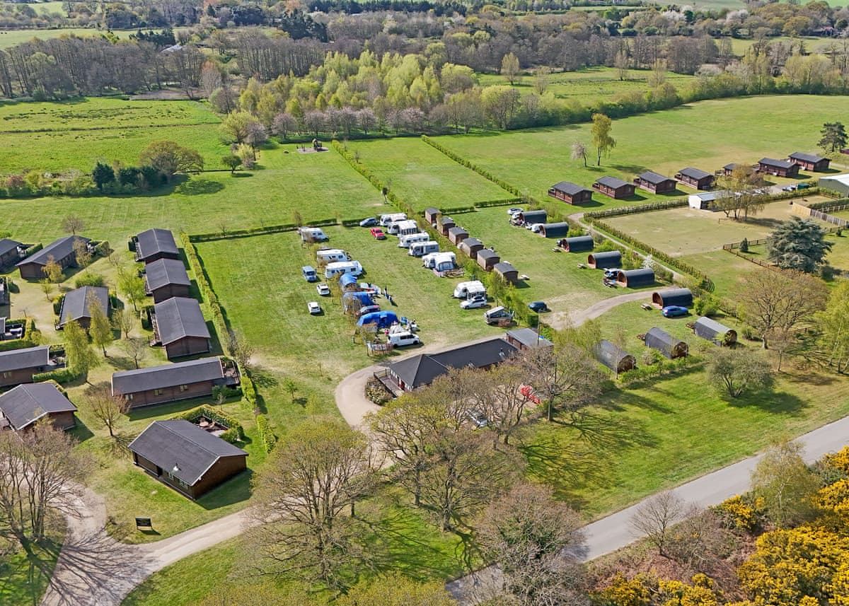 Camping and touring pitches
